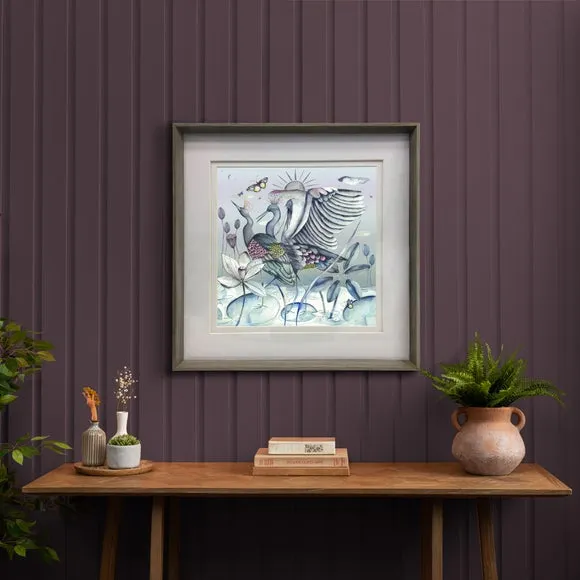 Framed Print with Modern Design - Brown, Willow image