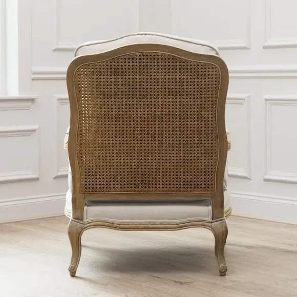 Occasional Chair with Removable Covers - Oak