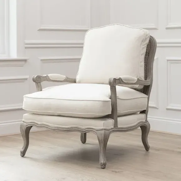 Occasional Chair with Removable Covers - Stone
