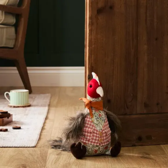 Pheasant Doorstop with Sand Fill - Multicolor