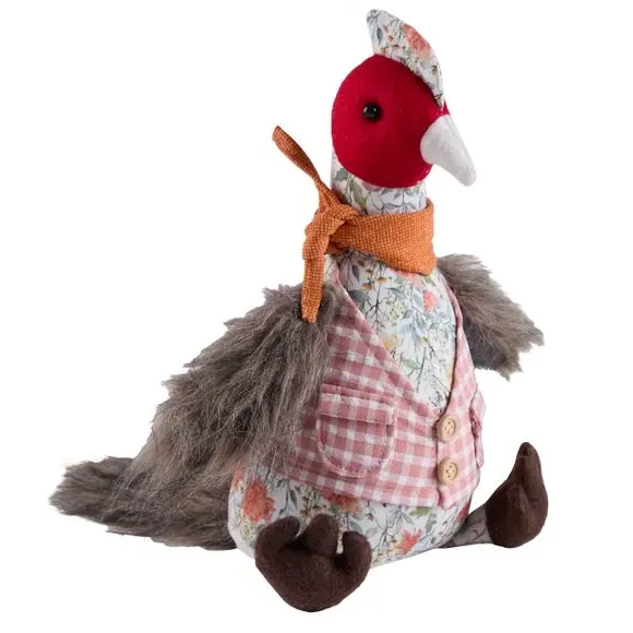Pheasant Doorstop with Sand Fill - Multicolor