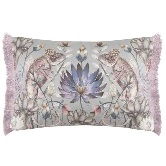 Rectangle Cushion with Animal Design - Purple image
