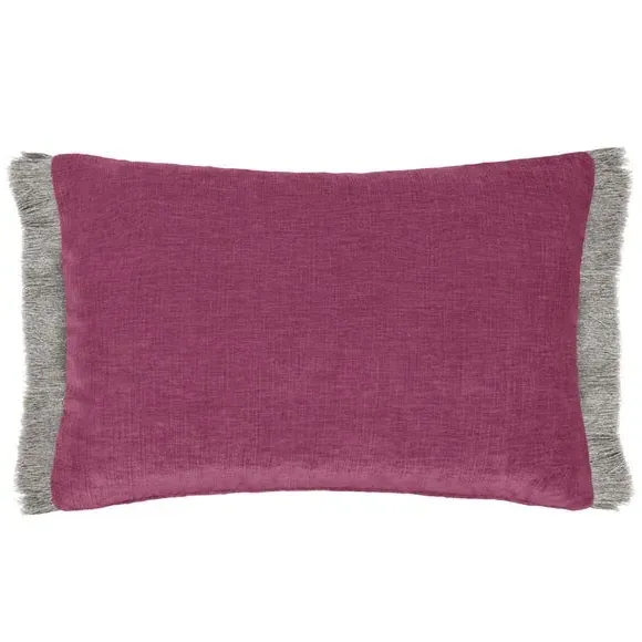 Rectangle Cushion with Zip Closure - Berry, Polyester