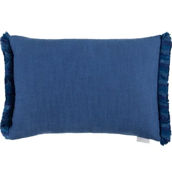 Rectangle Cushion with Zip - Cobalt, Cotton