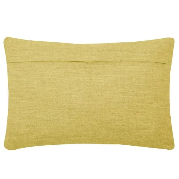 Rectangle Cushion with Zip - Mustard, Cotton