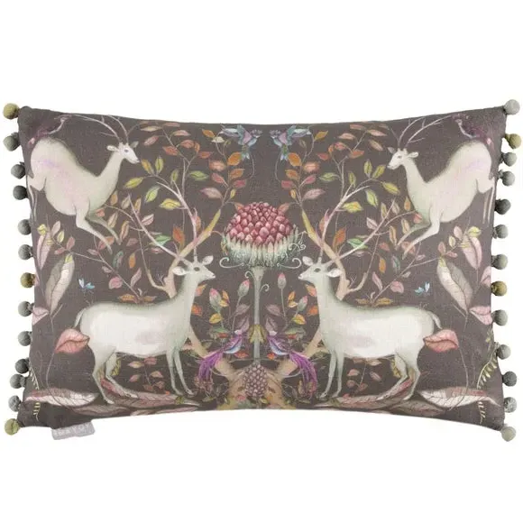 Rectangle Cushion with Zip - Willow, Velvet