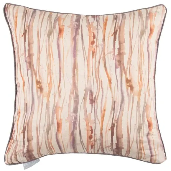 Square Cushion with Zip Closure - Cotton Blend