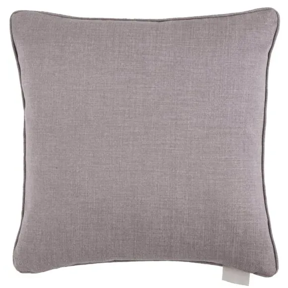 Square Cushion with Zip Closure - Cotton Blend