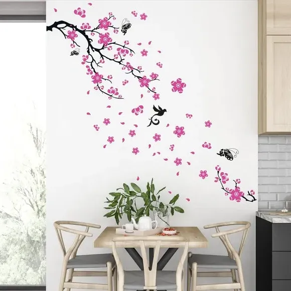 Blossom Tree Wall Stickers - Pink, Vinyl image