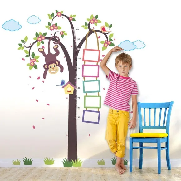 Height Measure Wall Stickers - Multicolor, Vinyl image