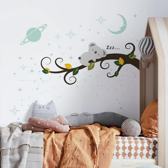 Koala Wall Stickers with Glowing Stars - Vinyl image