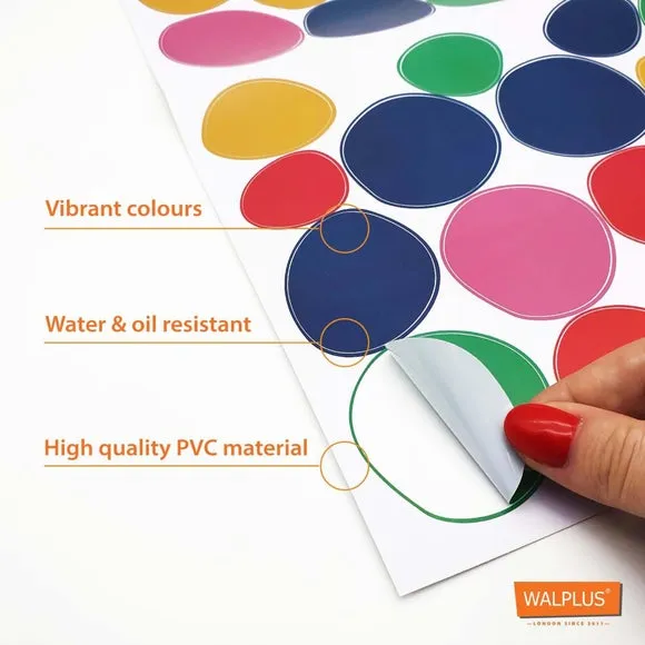 Polka Dot Wall Stickers - Black, Vinyl