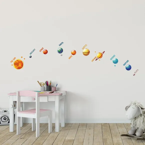 Solar System Wall Stickers - Multicolor, Vinyl
