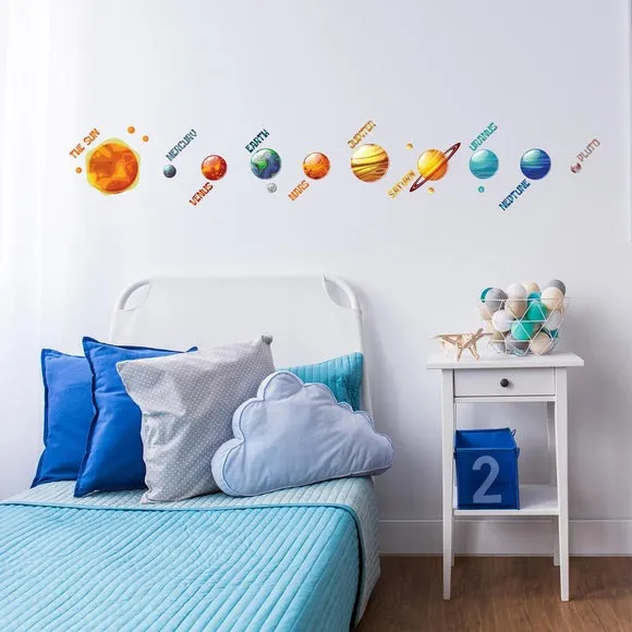 Solar System Wall Stickers - Multicolor, Vinyl