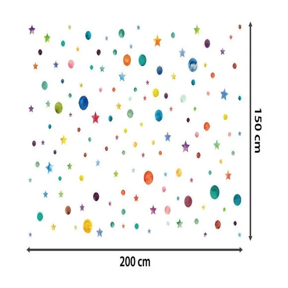 Universe Wall Stickers - Multicolor, Vinyl