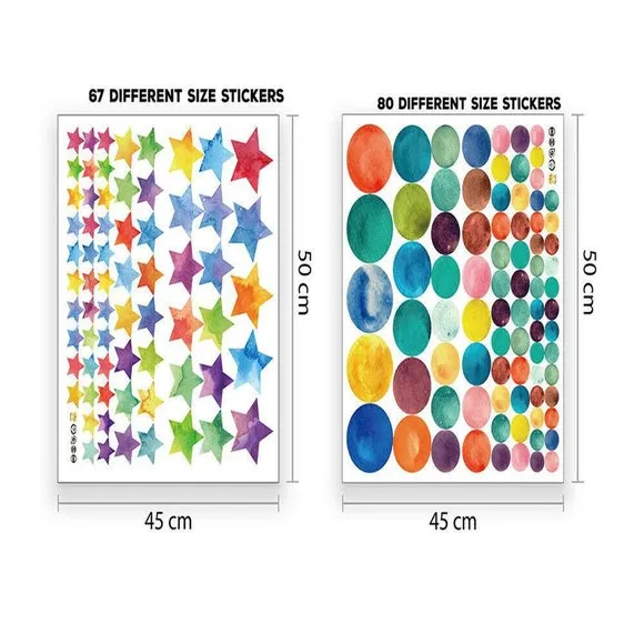Universe Wall Stickers - Multicolor, Vinyl