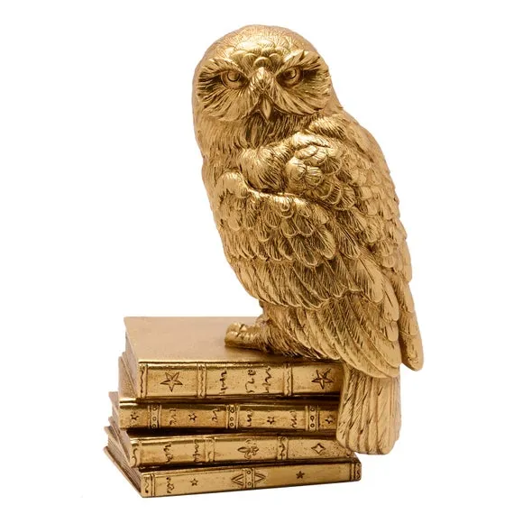 Hedwig Owl Ornament - Gold, Resin