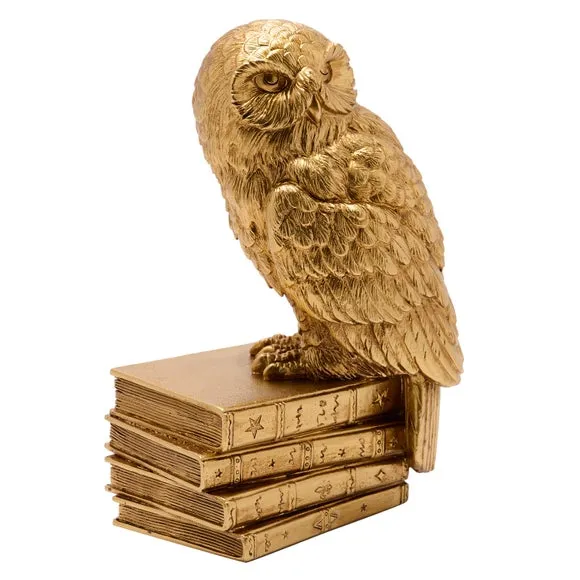 Hedwig Owl Ornament - Gold, Resin