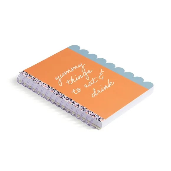 A5 Recipe Book Floral - Multicolor, Wiro Bound