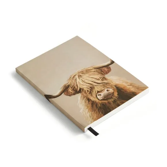 Softbound Notebook Highland Cow - Multicolor