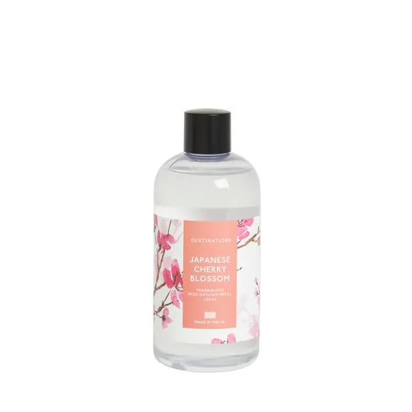 Diffuser Refill Cherry Blossom - Pink, Glass