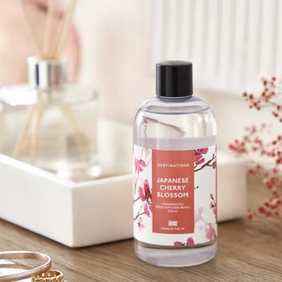 Diffuser Refill Cherry Blossom - Pink, Glass image