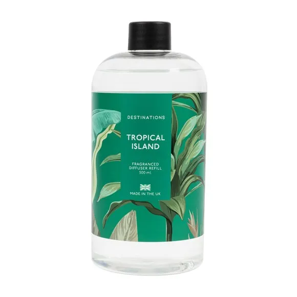 Diffuser Refill Tropical Scent - Clear, 500ml