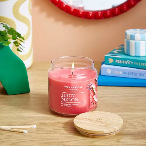 Medium Jar Candle - Pink, Wax