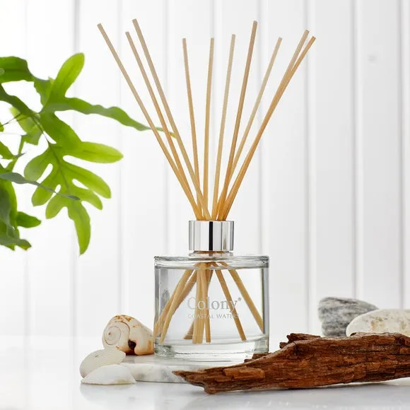 Reed Diffuser Coastal Waters - Blue, Glass image