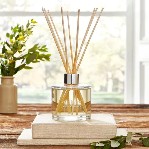 Reed Diffuser Sweet Honeysuckle - Yellow, Glass image