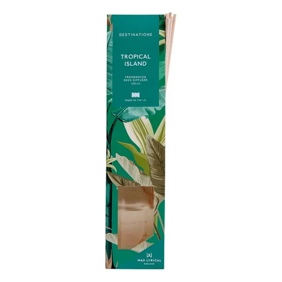 Reed Diffuser Tropical Island - Clear