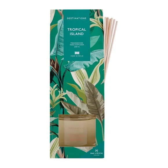 Reed Diffuser Tropical Island - Clear