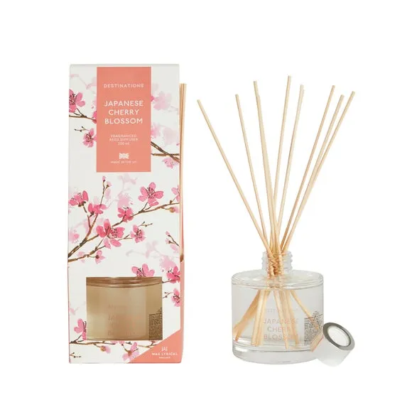 Reed Diffuser with 5 Reeds - Pink, Glass