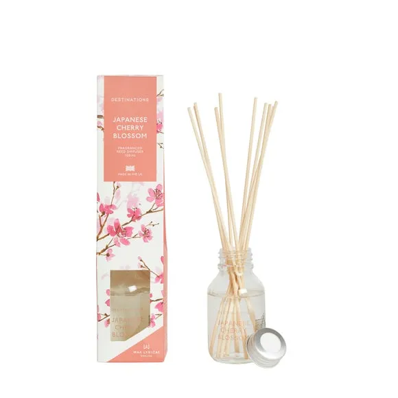 Reed Diffuser with 5 Reeds - Pink, Glass