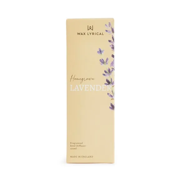 Reed Diffuser with Lavender Fragrance - Glass