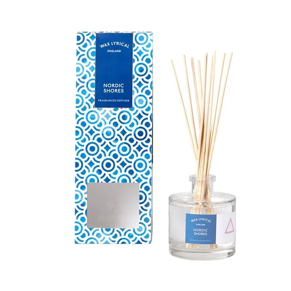 Reed Diffuser with Reeds - Blue, Glass image