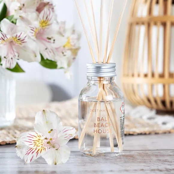 Reed Diffuser with Wooden Sticks - Clear