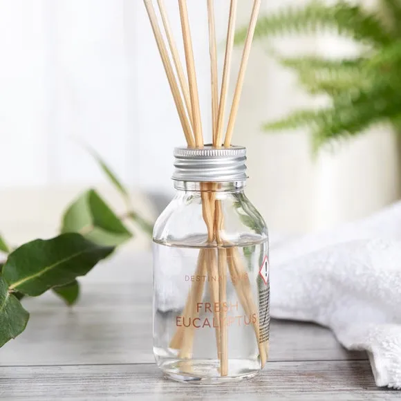 Reed Diffuser with Wooden Sticks - Clear