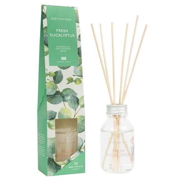 Reed Diffuser with Wooden Sticks - Clear
