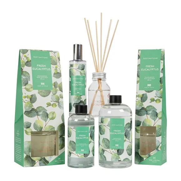 Reed Diffuser with Wooden Sticks - Clear