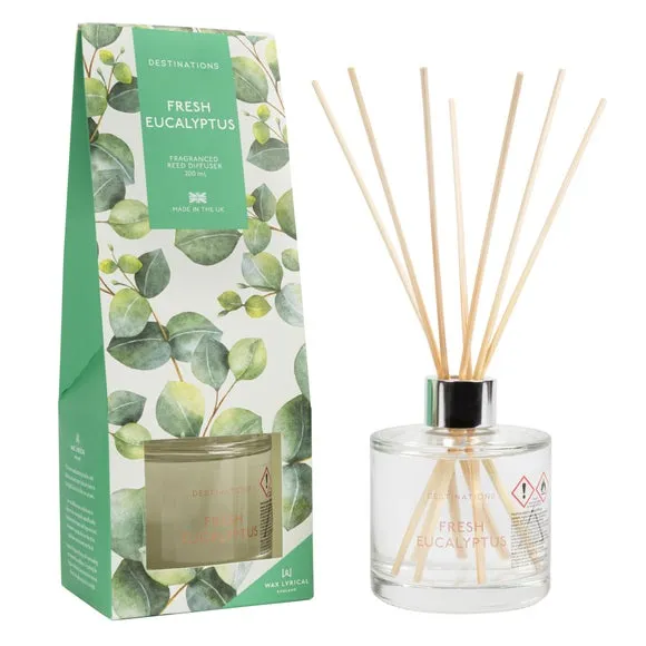 Reed Diffuser with Wooden Sticks - Clear