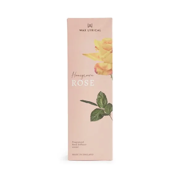 Rose Reed Diffuser - Natural, Glass