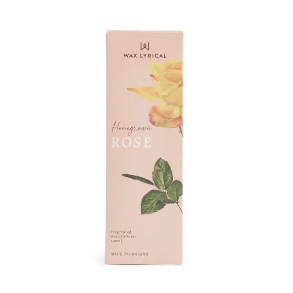Rose Reed Diffuser - Natural, Glass