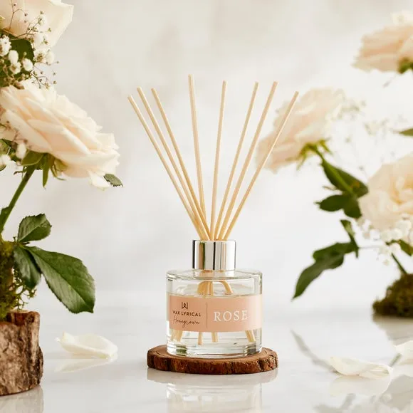 Rose Reed Diffuser - Natural, Glass image