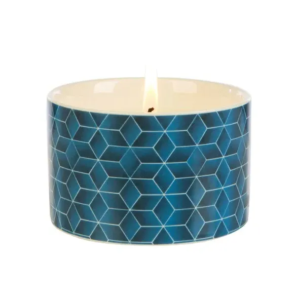 Scented Candle Assam Cedar - Blue, Ceramic image