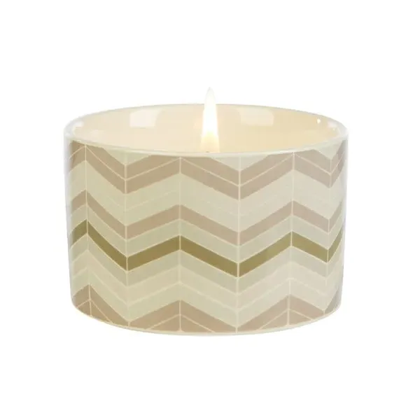 Scented Candle with Ceramic Vessel - Natural image