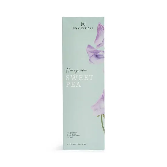 Sweet Pea Reed Diffuser - Natural, Glass