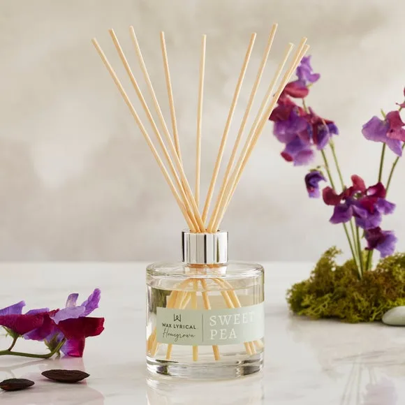 Sweet Pea Reed Diffuser - Natural, Glass image