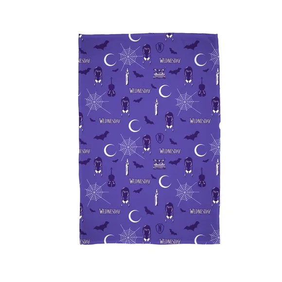 Fleece Blanket Gothic Design - Purple