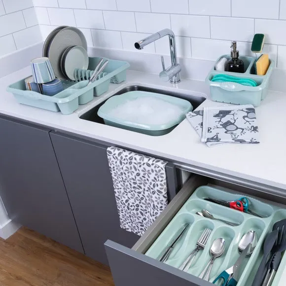4-Piece Kitchen Set with Drainer - Sage image